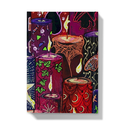 Halloween Candles Hardback Journal