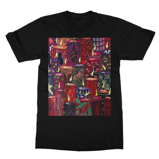 Halloween Candles Softstyle T-Shirt