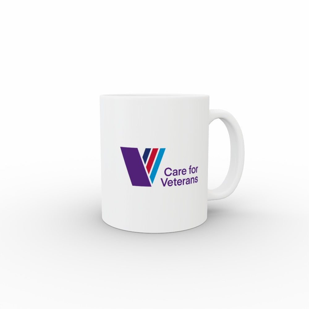 Care For Veterans - 11oz Mug with colour logo