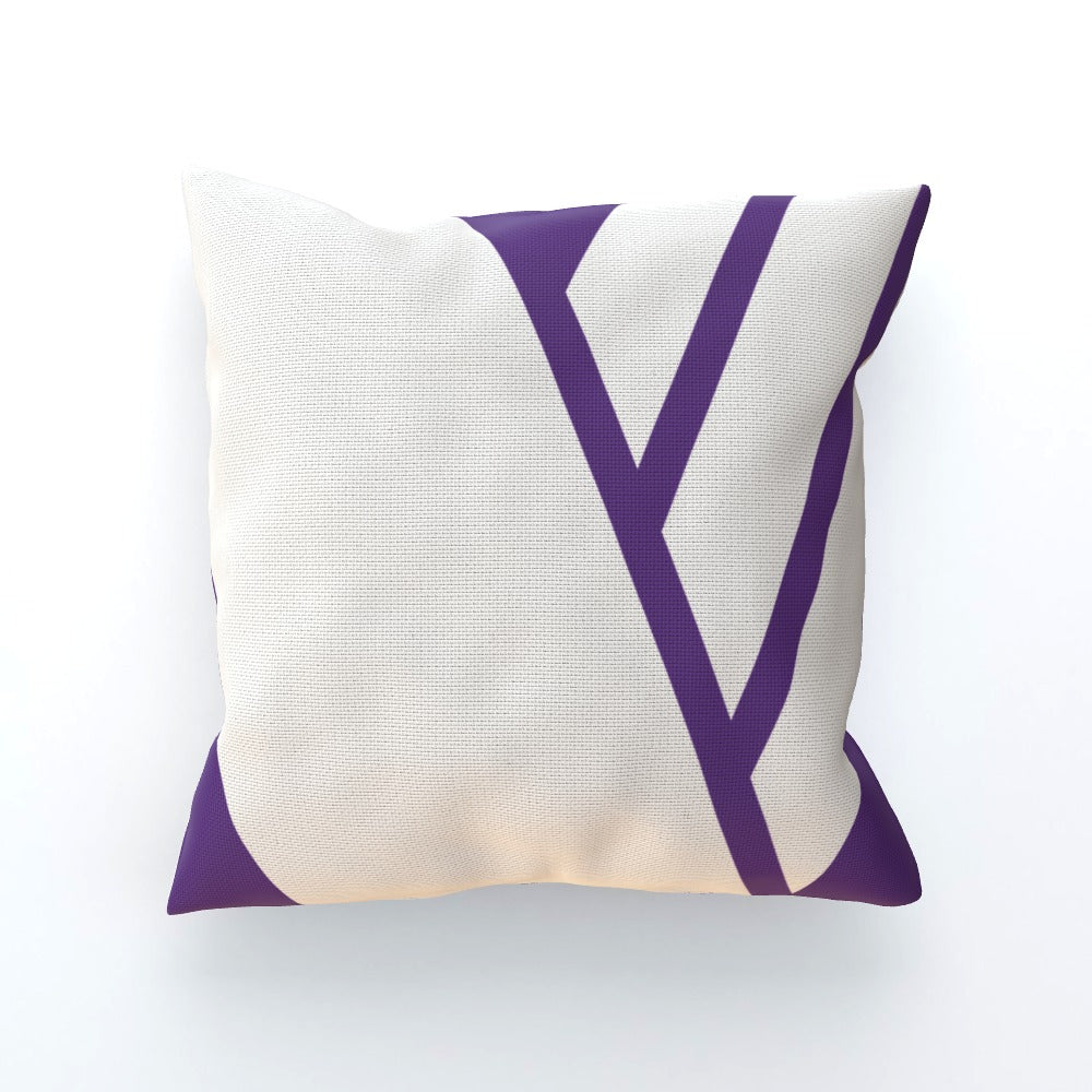Care For Veterans - Throw Cushion - White logo
