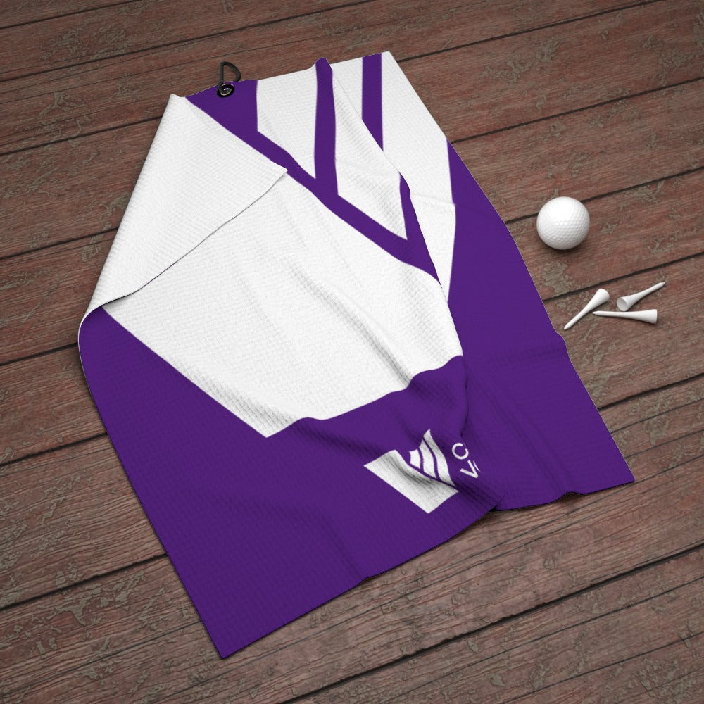 Care For Veterans - Golf Towel - White logo