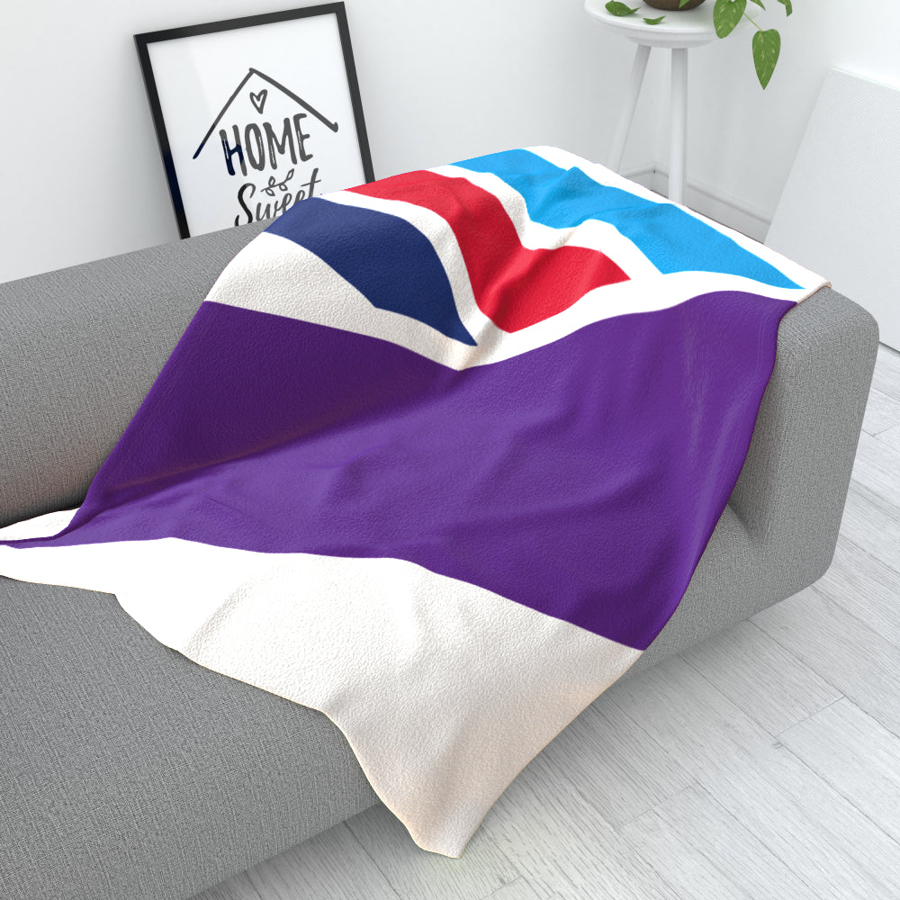 Care For Veterans - Polar Fleece Blanket - Full colour logo