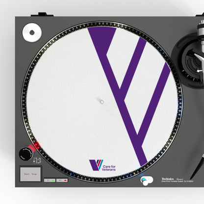 Care For Veterans - DJ Slipmat - Full colour logo
