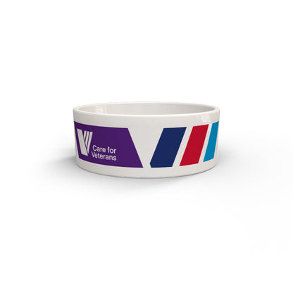 Care For Veterans - Dog Bowl - Full colour logo