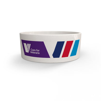 Care For Veterans - Dog Bowl - Full colour logo