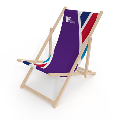 Care For Veterans - Deck Chair - Full colour logo