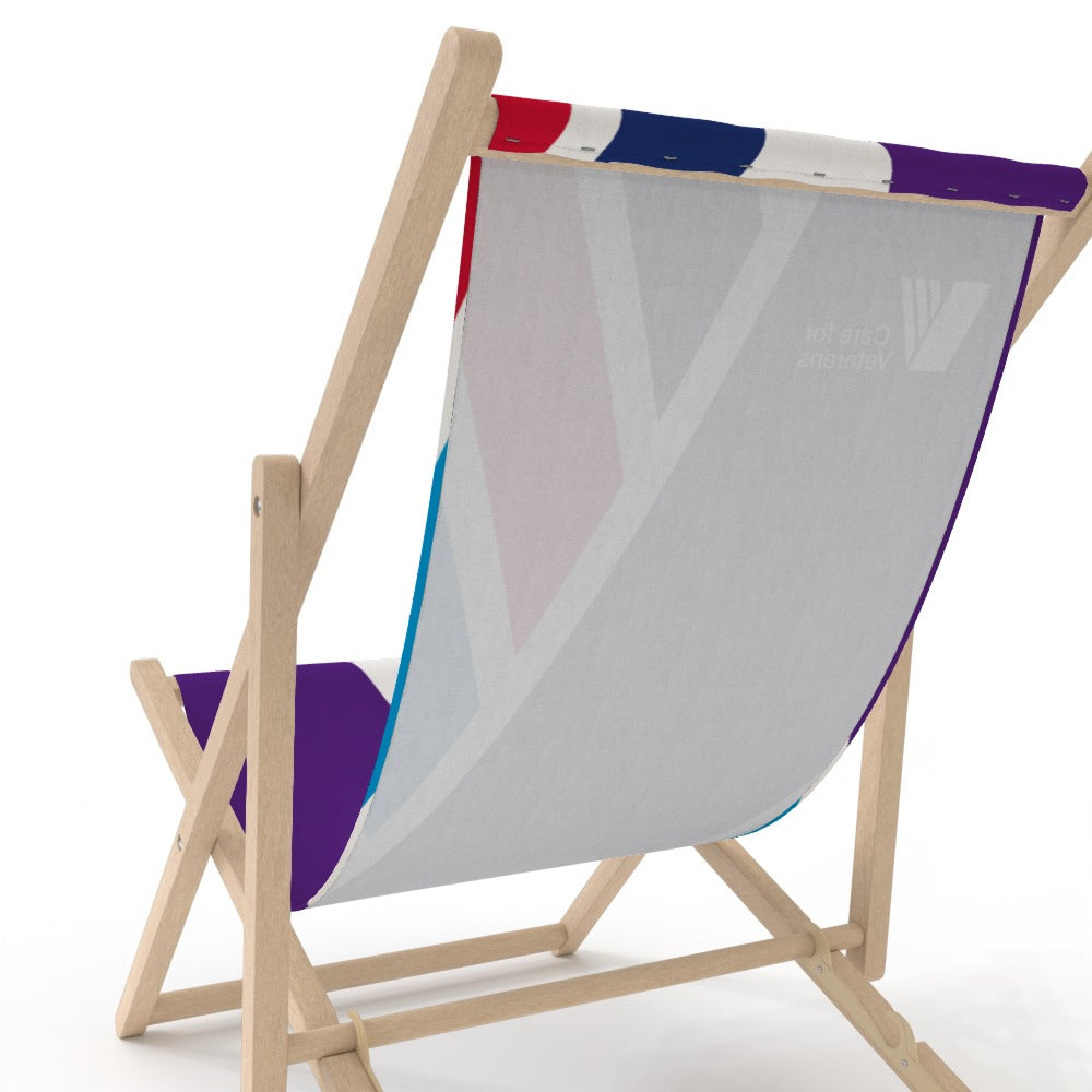 Care For Veterans - Deck Chair - Full colour logo